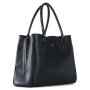 Elegantní kožené kabelky na rameno v černé barvě 31402/EA01/LY01