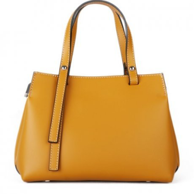 Jaké barvy miluje žlutá kožená kabelka?