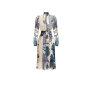 italské luxusní šaty modré květy  Rinascimento CFC80018190002