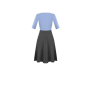 dámské krátké šaty s rukávy rinascimento CFC80105859003