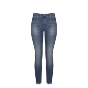 Dámské klasické bavlněné džíny modré Rinascimento CFC80096857003