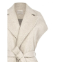 moderní kabátová vesta Rinascimento šedá CFC80104056003