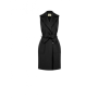 černá kabátová vesta Rinascimento šedá CFC80104056003