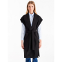trendová kabátová vesta pro dámy Rinascimento šedá CFC80104056003