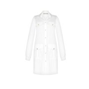 Dámské značkové košilové šaty bílé Rinascimento CFC80107784003