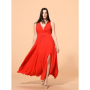 italské šaty červené dlouhé Kitana CFC80108724003