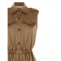 italské dámské šaty letní hnědé  Rinascimento CFC80018570003