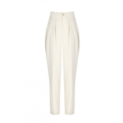 dámské bíle kvalitní kalhoty značkové Rinascimento CFC80109270003
