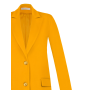 Luxusní klasický kabát okrově žlutýRinascimento  CFC80110212003