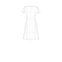 moderní bíle bavlněné šaty Rinascimento CFC80114161003
