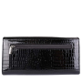 Dámské černé kožené peněženky levné Loren JP-510-RS Black