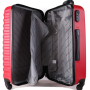 Cestovní plastové kufry střední cw280 Sidilio red Coveri World