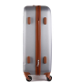 Prostorní cestovní kufry levně Turíno silver cw555 L