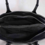 Černé kožené kabelky z Itálie bagalia