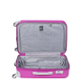 trednové kufry pro dámy na dovolené abs04b 3a růžové