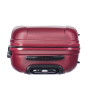 Moderní cestovní kufry na kolečkách s TSA zámkem červené ABS01B 3
