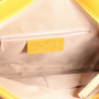 klasické kvalitní kožené kabelky viola žluté