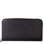 luxusní kožené dámské peněženky v černé barvě