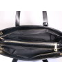 Italské levné kožené dámské kabelky Pina černé