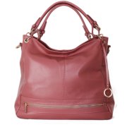 dámské luxusní kožené kabelky na rameno orabela růžové