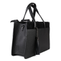 Luxusní kožená kabelka Mirela černá Itálie