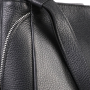 Exkluzivní černá kožená dámská kabelka Melana