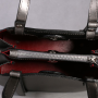 Metalické stribrné kožené kabelky do ruky merilin strední