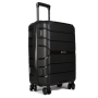 Lehké kvalitní cestovní kufry na kolečkách Americano Z01-B-04 černé