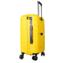 Lehké skorepinové  kufry na kolečkách Americano 89l žluté