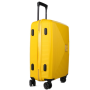 Kvalitní dámské cestovní italské kufry 8Z02-Ap žluté