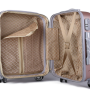 Cestovní kufr akce 82 l stříbrný Italské Maximo #8003-4