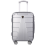 Sada 4 cestovních kufrů levně XL,L,M,S 8#003-4 stŕíbrné