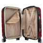 Cestovní kufr sleva 82 l bordo Italské Maximo #8003-4