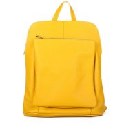 Žlutý kožený batoh a kabelka crossbody 2v1 Navaro