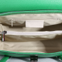 střední kožené kabelky crossbody 2020 Bergama zelená
