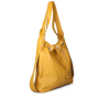 do školy kožené kabelky a batohy 2v 1 žluté Parma
