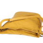 moderní kožené kabelky na rameno žluté velké morena