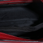 originál kožené kabelky na rameno carina červená