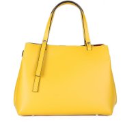 velké žluté dámské kožené kabelky na ruky merilin