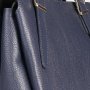 luxusní italksé kožené kabelky na rameno modré deisa
