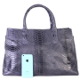 modré kvalitní dámské kožené kabelky do ruky bernardeta