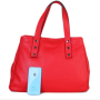 prostorné kvalitní dámské kabelky ke kabátu červené berina