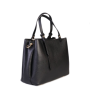 luxusní dámské kožené kabelky crossbody klena černá