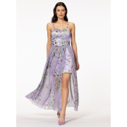 Dámské elegantní šaty fialové Rinascimento 1000637141045 M