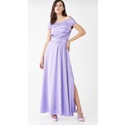 Dámské dlouhé luxusní šaty fialové Rinascimento 1000636719481