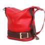 červené dámské kožené kabelky crossbody alena