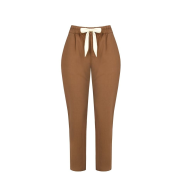 Dámské stylové kalhoty hnědé Rinascimento CFC80102891003